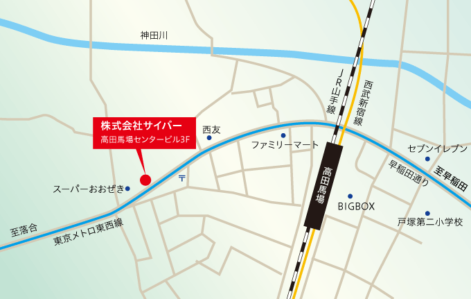 株式会社サイバー　アクセスマップ